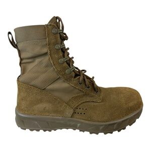 McRae Military Combat Ultra Light  Steel Toe High Ankle Boots Men’s size 9 Tan